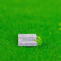 Resin Step Brick Display Decoration, Micro Landscape Garden Decorations, Gray, 27x11x7mm(RESI-G070-03B)