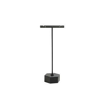 T Bar Iron Earring Displays Sets, Jewelry Display Rack, Jewelry Tree Stand, Electrophoresis Black, 6x3.8x13.5cm