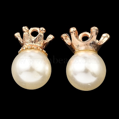 (Defective Closeout Sale: Some Glue Overflow) Resin Imitation Pearl Pendants(FIND-XCP0002-45B)-5