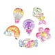 Transparent Resin & Paillette Cabochons(RESI-B043-04)-1