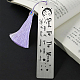 2Pcs 2 Style Stainless Steel Bookmarks(AJEW-FG0001-58H)-5