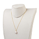 Colliers de perles de keshi de perles baroques naturelles plaquées(NJEW-JN02218)-4
