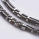 Electroplate Non-magnetic Synthetic Hematite Bead Strands(G-K225-02D)-2