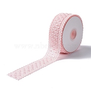 10 Yards Polyester Lace Trim Ribbon, for DIY Jewelry Making, Pink, 1-1/2 inch(38.5~39.5mm)(OCOR-C004-06F)