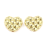 Rack Plating Alloy Beads, Cadmium Free & Nickel Free & Lead Free, Heart, Golden, 12x14x5.5mm, Hole: 1.8mm(PALLOY-D023-25G)