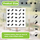 Rectangle Plastic Self-Adhesive Restaurant Menu Label Stickers(AJEW-WH20178-001)-2