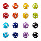 Cheriswelry 80Pcs 8 Colors Opaque Resin Beads(RESI-CW0001-06B)-2
