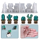 DIY Cactus Potting Shape Fridge Decoration Silicone Molds(DIY-C050-01)-1