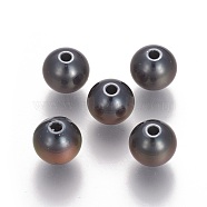 Non-magnetic Synthetic Hematite Beads, Round, Mirage Changing Color Mood Beads, 8.5x7.6mm, Hole: 1.8mm(G-L506-04A)