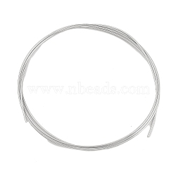 925 Sterling Silver Wire, Round, Silver, 1.1mm(FIND-Q117-01L-S)