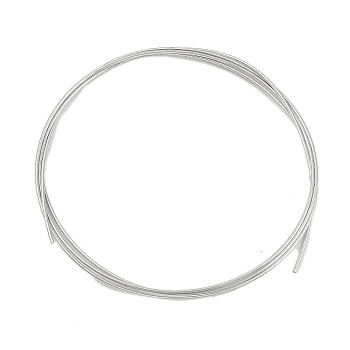 925 Sterling Silver Wire, Round, Silver, 1.1mm