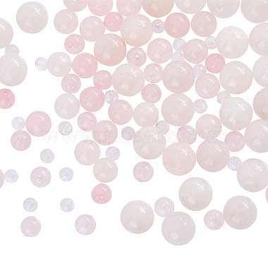 Round Rose Quartz Beads