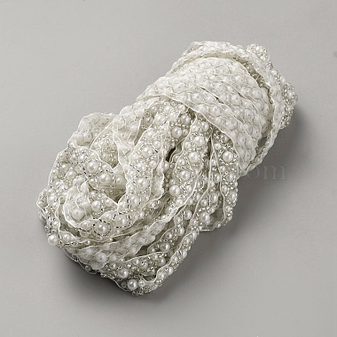 Spitzenbesatz aus Polyester-Organza(OCOR-WH0082-187B)-2
