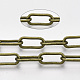 Unwelded Iron Paperclip Chains(CH-S125-09B-AB)-1