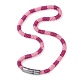Glass Crochet Beaded Necklace(NJEW-Z029-04I)-1