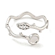 Non-Tarnish 304 Stainless Steel Cuff Finger Ring Components(X-STAS-P365-28P)-2