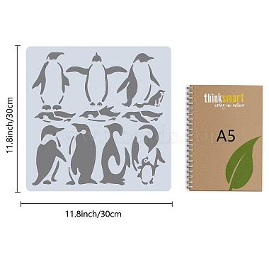 PET Plastic Hollow Out Drawing Painting Stencils Templates(DIY-WH0244-281)-2