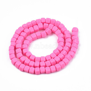 Handmade Polymer Clay Beads Strands(CLAY-S092-78K)-2