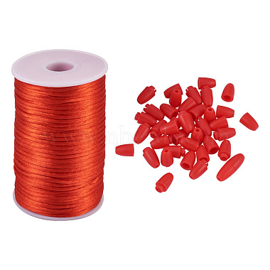2.5mm Red Polyester Thread & Cord