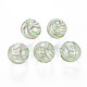 Transparent Handmade Blown Glass Globe Beads(GLAA-T012-36)-2