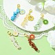 Natural & Synthetic Mixed Stone Chip Bead Pendant Decorations(HJEW-JM01548)-2