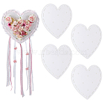 Homecoming Mum Supplies, for for Homecoming Week Party Decorations, Heart, 320x350x2.5mm, Hole: 8.5mm, Inner Diameter: 29.5x5mm(AJEW-WH0596-038A)