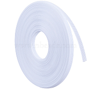 Polyester Boning, Horsehair Braid, Crinoline for Sewing Wedding Dress, Dance Formal Dress Accessories, Skirt, Gown, White, 8x1mm(DIY-GF0001-03B-01)