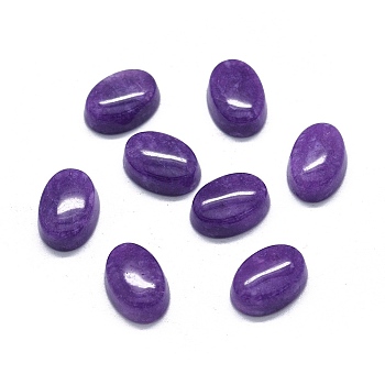 Natural Dyed Jade Cabochons, Oval, 16x12x5.5mm