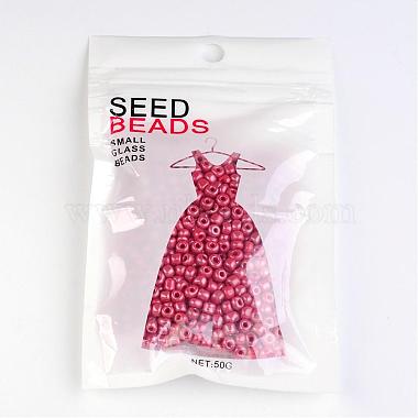 6/0 Opaque Colors Lustered Round Glass Seed Beads(X-SEED-A012-4mm-125B)-3
