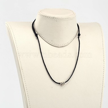 Adjustable Waxed Cotton Cord Pendant Necklaces(NJEW-JN01488)-3