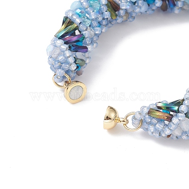 bracelet toho japonais en perles de graines et au chalumeau avec fermoirs magnétiques en laiton(BJEW-MZ00036-03)-4