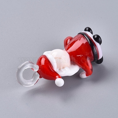 Noël pendentifs main de Murano(LAMP-G141-02)-2