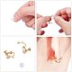 Brass Clip-on Earring Findings and Plastic Ear Clip Pad(DIY-PH0018-02)-4
