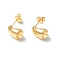 Brass Stud Earring Findings(KK-B063-15G)-1