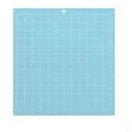 Square PVC Cutting Mat, Cutting Board, for Craft Art, Light Blue, 35.6x33cm(WG73464-07)