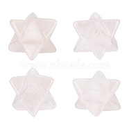 Natural Rose Quartz Home Display Decoration, Merkaba Star, 20.5x18.5x16.5mm(G-WH0031-02A)