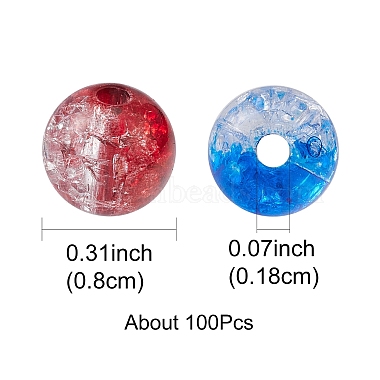 Transparent Crackle Acrylic Beads(CACR-YW0001-09A)-3
