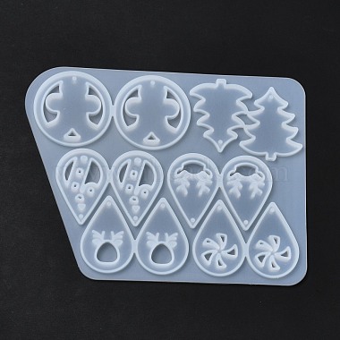 DIY Christmas Theme Pendant Silicone Molds(DIY-I102-01)-4