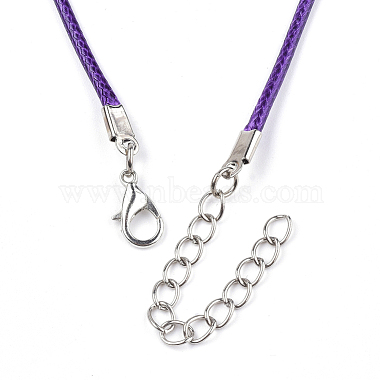 Вощеный шнур ожерелье материалы(X-NCOR-T001-06)-3