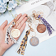 WADORN 3Pcs 3 Colors PU Leather Tassel Big Pendant Decorations with Wooden Mama Charm(HJEW-WR0001-03)-4