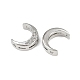 Brass Clear Cubic Zirconia Beads(KK-D375-35P)-2