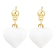 Women's Brass Stud Earrings(EJEW-Z164-19G-01)-5