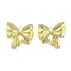 Rack Plating Brass Micro Pave Cubic Zirconia Stud Earrings for Women(EJEW-A038-02G)-1