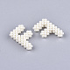 Perles tressées en plastique faites main avec abs(FIND-T039-18-F)-3