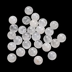 Natural Quartz Crystal Sphere Beads, Rock Crystal, No Hole/Undrilled, Smooth Round, 8~9mm(G-H359-02L-8mm-01)