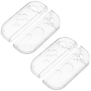 WADORN 2 Sets Acrylic Protective Cover for Wireless Game Controller, Case Cover, Gamepad Protector, Clear, 104x36x10mm, 4pcs/set(AJEW-WR0001-32)