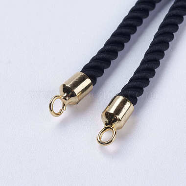 Création de bracelets à cordon torsadé en nylon(MAK-F018-04G-RS)-5