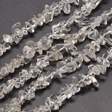Clear Chip Glass Beads