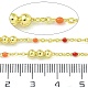 Brass Enamel Round Beaded Link Chain(CHC-G022-07G-16)-2