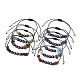 Natural Gemstone Braided Bead Bracelets(BJEW-JB09607)-1